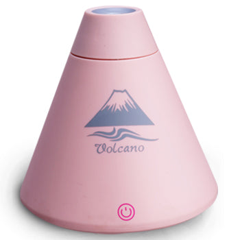 TINTONLIFE Creative Volcano Style USB Ultrasonic Humidifier With Colorful Led Light Essential Oil Aroma Diffuser Auto Off Touch